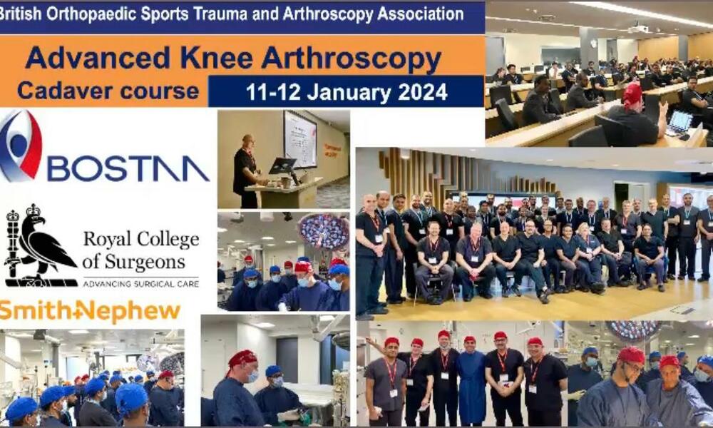 The BOSTAA Advanced Arthroscopic Knee Course 2024