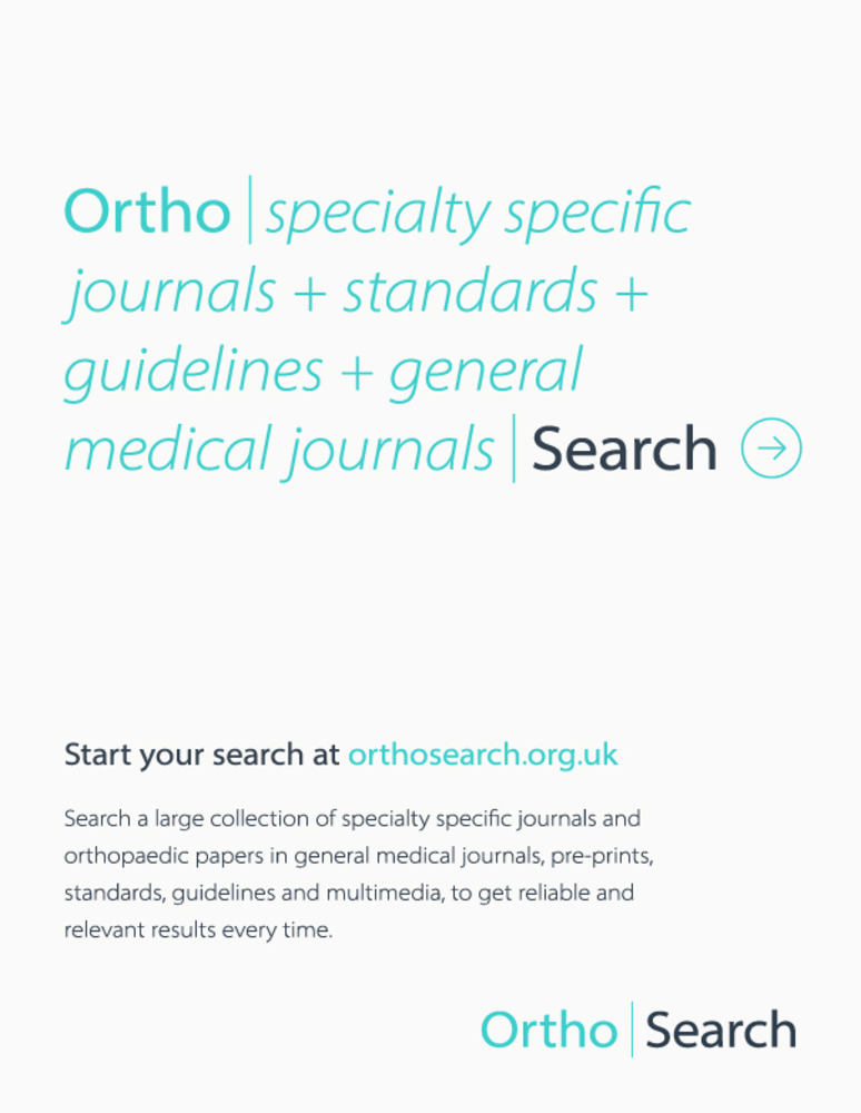Orthosearch ad