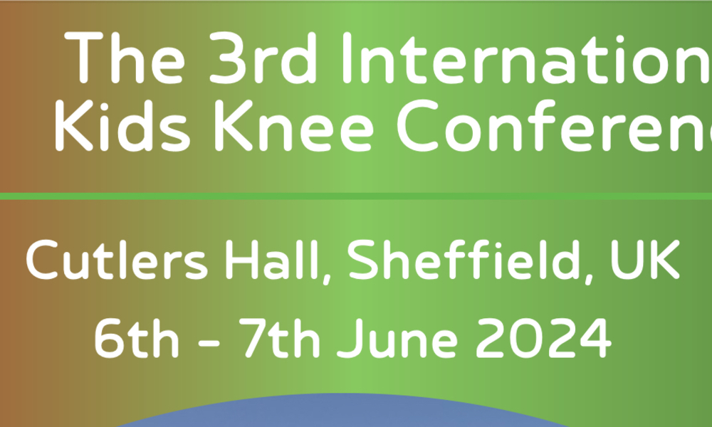 Early bird fees for the 3rd International Kids Knee Conference end soon!